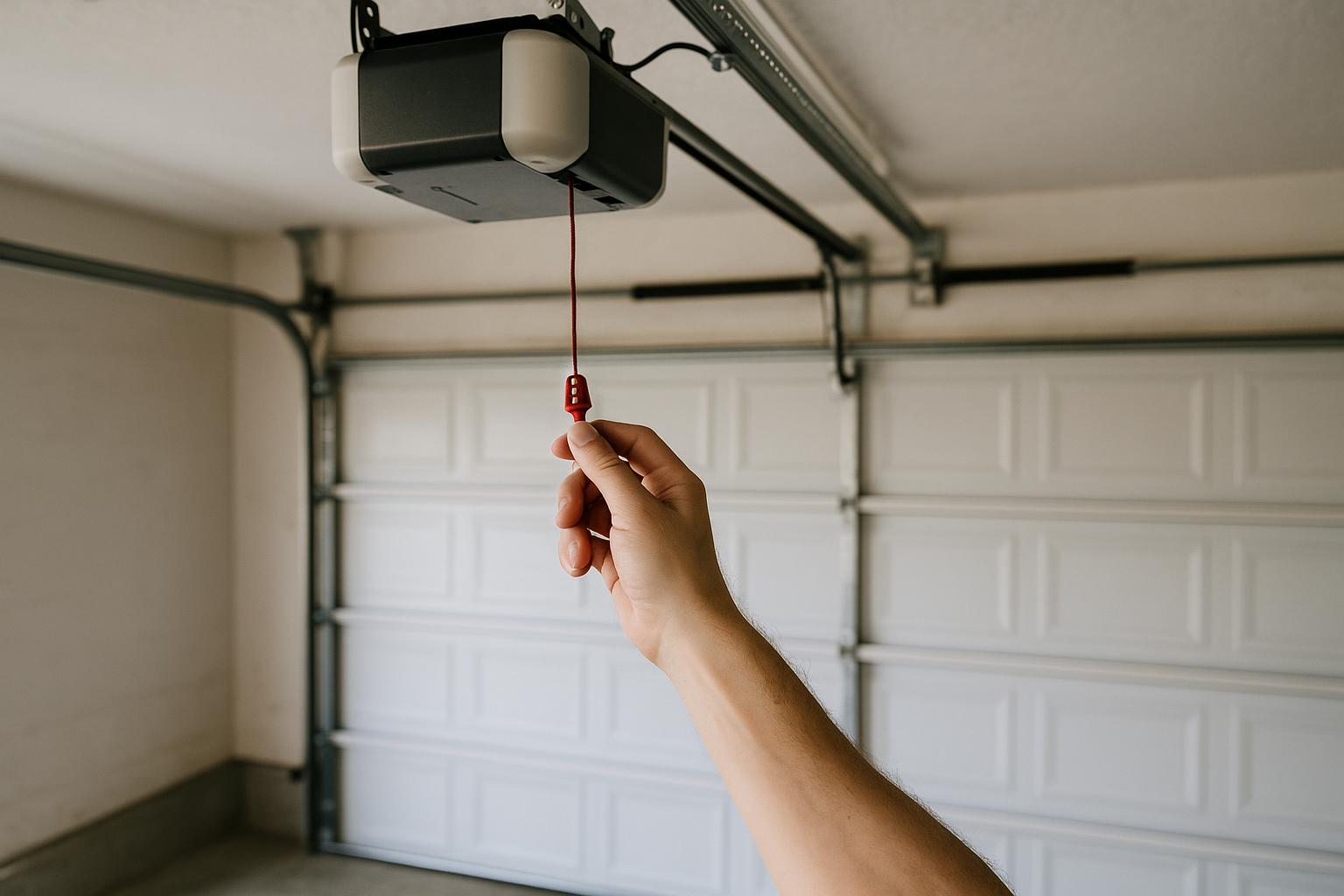 What to Do When Your Garage Door Won't Open in a Power Outage
